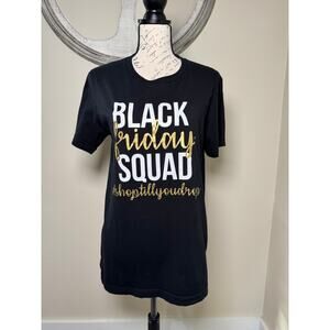 Black Friday Squad Graphic T-Shirt Women’s Medium Bella + Canvas